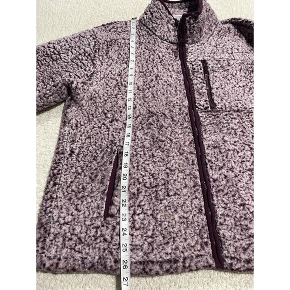 Victoria Secret PINK Sherpa Jacket Purple Small full zip 400846-2SQ ID36007333 - Picture 9 of 11